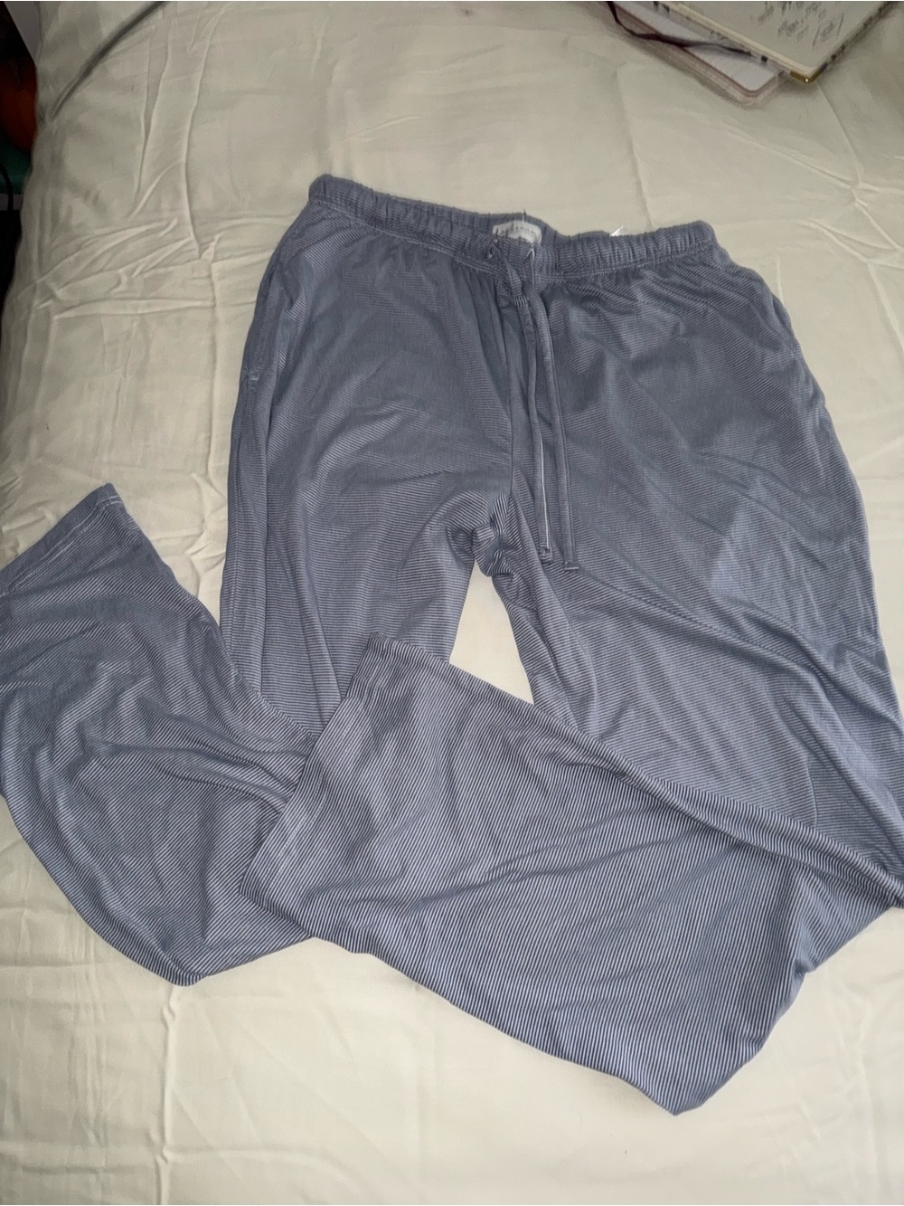 Men's Light Blue Drawstring Lounge Pants